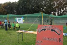 Die Baseballschlaganlage des VfL Bückeburg beim "Tag des Sports"